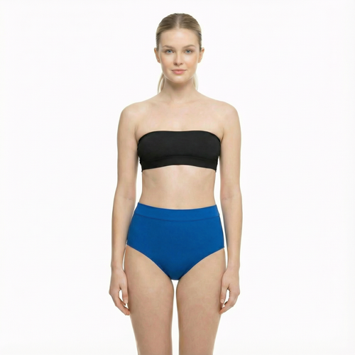 High-waisted menstrual panties blue | Flovela